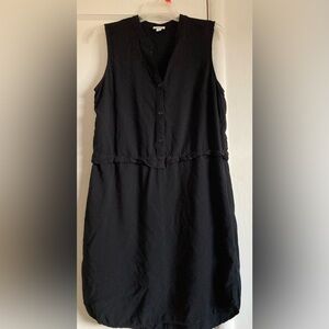 Splendid Black Button-Up Dress